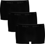 GSA Cotton Basic Boxer 3p Black 171204