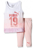 Puma βρεφικό σετάκι για κορίτσια 836776-02 λευκό