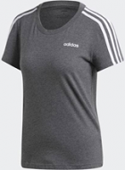 Adidas γυναικεία μπλούζα κοντομάνικη FM6428 γκρι