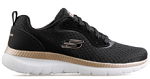 Skechers Bountiful 12606/BKRG μαύρο χρυσό