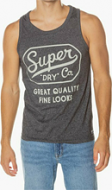 Superdry Ανδρική Μπλούζα M6010378A-NKM Black Grit Superdry Ανδρική Μπλούζα M6010378A-NKM Black Grit