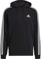 ADIDAS ESSENTIALS Fleece 3-Stripes ανδρικό φούτερ GK9072 μαύρο