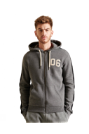 Superdry Ανδρική Ζακέτα M2011552A-5XZ Rich Charcoal Marl