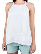 Superdry γυναικεία αμάνικη μπλούζα W6011278A-71D Off White