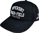 Superdry καπέλο Jockey με Δίχτυ Y9010036A-02A Μαύρο