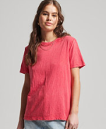 Superdry Γυναικείο T-shirt W1010852A-SPR Κόκκινο 