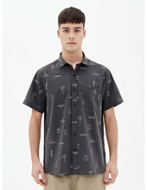 Emerson Ανδρικό Πουκάμισο Κοντομάνικο 221.EM61.03 PR 285 OFF BLACK