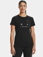 Under Armour Γυναικείο T-shirt 1356305-002 Μαύρο 