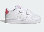 Adidas Παιδικά Sneakers Advantage Cf I GW6501 Λευκά Ροζ