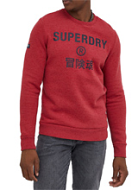 Superdry ανδρική μπλούζα M2011832A-6CY Hike Red Marl