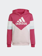 Adidas Fleece Παιδικό Φούτερ με Κουκούλα HN8554 ροζ Adidas Fleece Παιδικό Φούτερ με Κουκούλα HN8554 ροζ