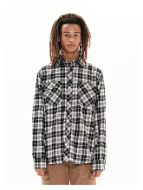 Emerson Ανδρικό Πουκάμισο Μακρυμάνικo 222.EM60.80 μαύρο λευκό