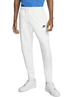 Nike Sportswear Club Fleece Ανδρικό Παντελόνι Φόρμας με Λάστιχο BV2671-100 λευκό