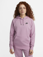 Nike Sportswear Essential Γυναικείο Φούτερ με Κουκούλα DX2316-522 Μωβ 