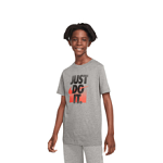 Nike παιδική μπλούζα κοντομάνικη DX9522-063 γκρι