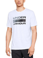 Under Armour ανδρική μπλούζα κοντομάνικη 1329582-100 λευκό