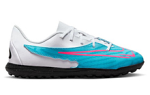 Nike JR Phantom GX Club TF GS DD9567-446 λευκό γαλάζιο σχάρα