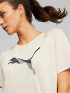 Puma γυναικεία μπλούζα κοντομάνικη 673066-88 μπεζ
