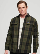 Superdry Wool Miller Ανδρικό Πουκάμισο με γούνινη επένδυση M4010720A-9ZB Χακί