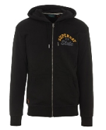 Superdry Ανδρική Ζακέτα M2012965A-02A Μαύρο
