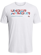 Under Armour Wordmark Ss Ανδρικό T-shirt Κοντομάνικο 1382829-100 Λευκό