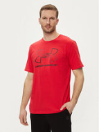 Under Armour Ανδρικό T-shirt Κοντομάνικο 1382915-600 Κόκκινο