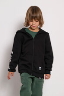 BodyTalk Παιδική Ζακέτα Fleece με Κουκούλα 1242-754022-00100 BLACK