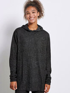 BodyTalk Γυναικεία Μπλούζα  με Κουκούλα 1242-903025-00100 BLACK