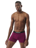 Body Action Ανδρικά Μποξεράκια 3-Pack 093303 Μαύρο/Γκρι/Σκούρο Μωβ