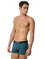 Body Action Ανδρικά Μποξεράκια 3-Pack 093309 Μαύρο/Πράσινο/Μπορντό