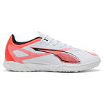 Puma Ultra 5 Play TT Ποδοσφαιρικά Παπούτσια με Σχάρα 108331-01 WHITE/BLACK/GLOWING RED
