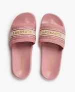 Superdry D2 SDNA Webbing Interest Pool Slide Παντόφλα Γυναικεία WF310241A-MIP Ash ROSE
