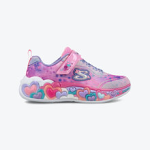 Skechers Eternal Heart Lights Παιδικά Παπούτσια με Σκρατς 302696N/LPMT LIGHT PINK/MULTI