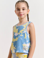 BodyTalk Παιδικό Crop Top Αμάνικο 1251-708020-00454 CLEAR