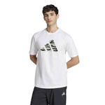 Adidas T-shirt Camo Logo JI6770 WHITE