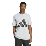 Adidas Ανδρικό T-shirt JE8946 L.GREY/BLACK