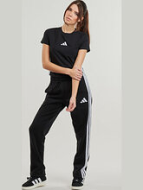 Adidas W 3S Γυναικείο Παντελόνι Φόρμας JE1300 BLACK/WHITE