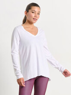Body Talk  Γυναικεία Αθλητική Μπλούζα Μακρυμάνικη 1252-900826 WHITE