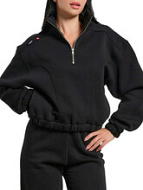 BodyTalk Cropped Γυναικείο Φούτερ 1252-903726-00100 BLACK