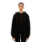 Benation Woman's Essentials Zipper Hoodie 07102501-01 BLACK