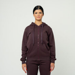 Benation Woman's Essentials Zipper Hoodie 07102501-9G EGGPLANT