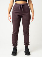 Benation Woman's Rib Hem Pant 02102501-9G EGGPLANT