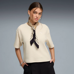 Puma Ess Elevated Relaxed Tee Γυναίκα Μπλουζάκι Κοντομάνικο 691813-87 ALPINE SNOW