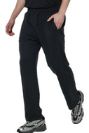 Body Action Men's Essentials French Terry Pants 023624-01 BLACK
