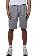 Body Action Men's Essentials French Terry Shorts 033616-03A SILVER GREY