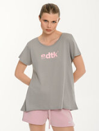Body Talk Γυναικείο T-shirt 1261-904828-00509 STEEL