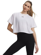 Under Armour Rival Boxy Tee Solid 6011064-101 WHITE Under Armour Rival Boxy Tee Solid 6011064-101 WHITE