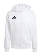 ADIDAS ENT26 FZ HOOD Y Παιδική Φούτερ Ζακέτα με Κουκούλα και Τσέπες KH1783 WHITE/BLACK