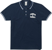 Franklin & Marshall Men's Polo Classic Short- Sleeve Top - Ανδρική Μπλούζα POMF401ANS19-0167 - DARK BLUE