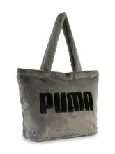 Puma Up Faux Fur Shopper Τσάντα 091712-03 CAST IRON